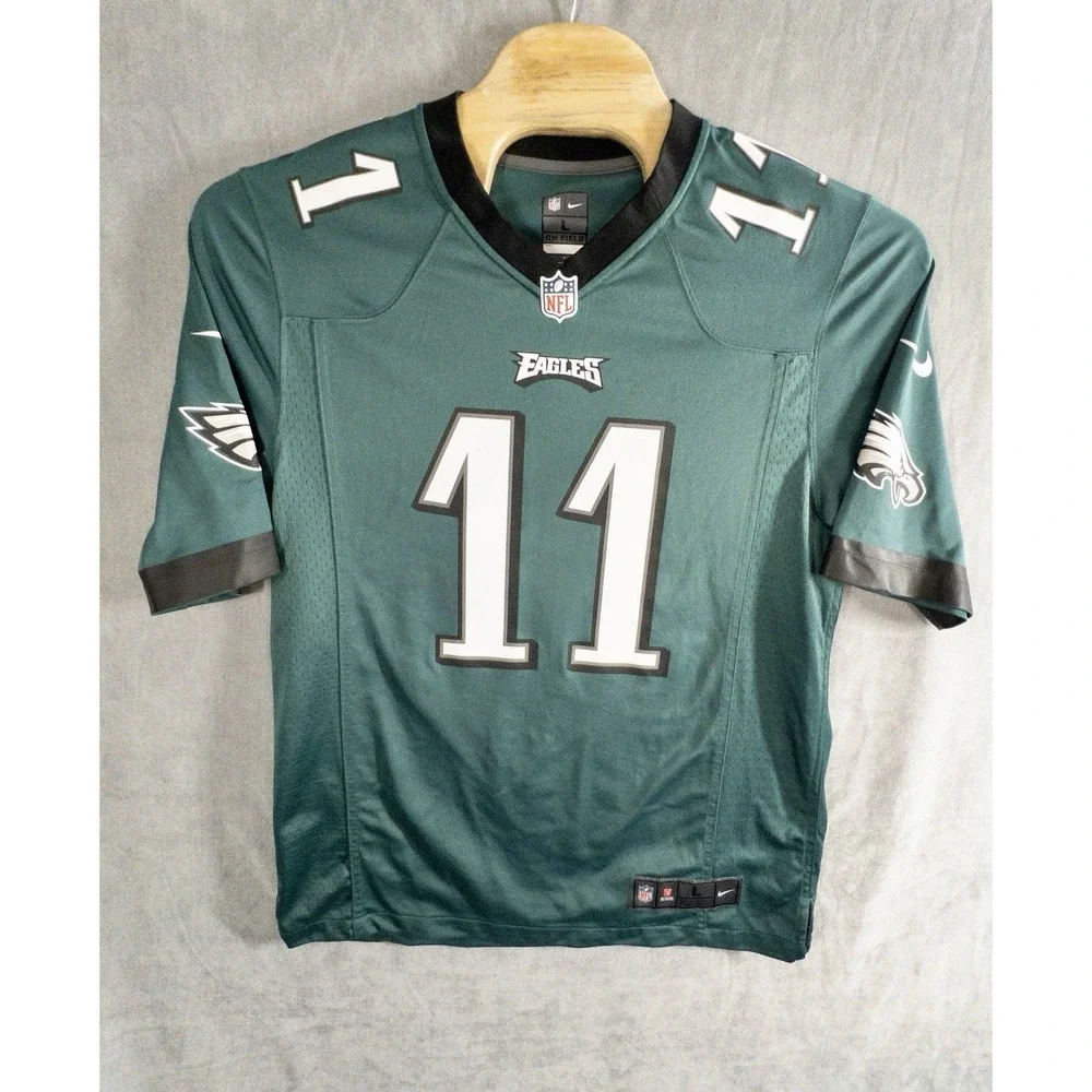 Nike On Field Philadelphia Eagles Carson Wentz Jersey Mens‎ Large NFL Football
